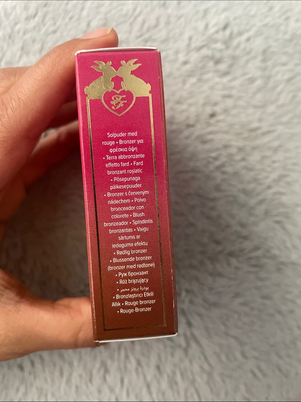 Too Faced Sun Bunny Blushing Bronzer - Pink and Gold Packaging - Picture 4 of 7